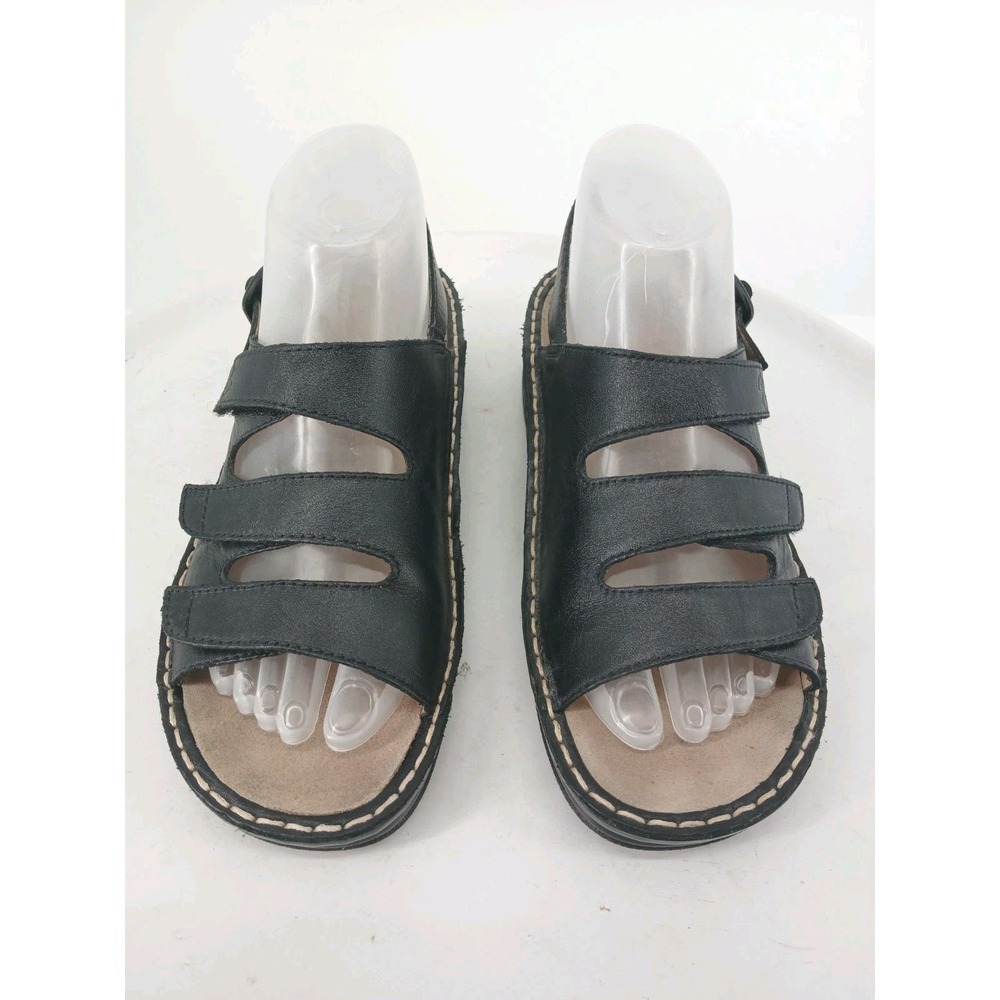 Kumfs Shoes Sandals New Zealand Womens Black Leather Comfort Size 39 / 8.5  C2 - Picture 6 of 9